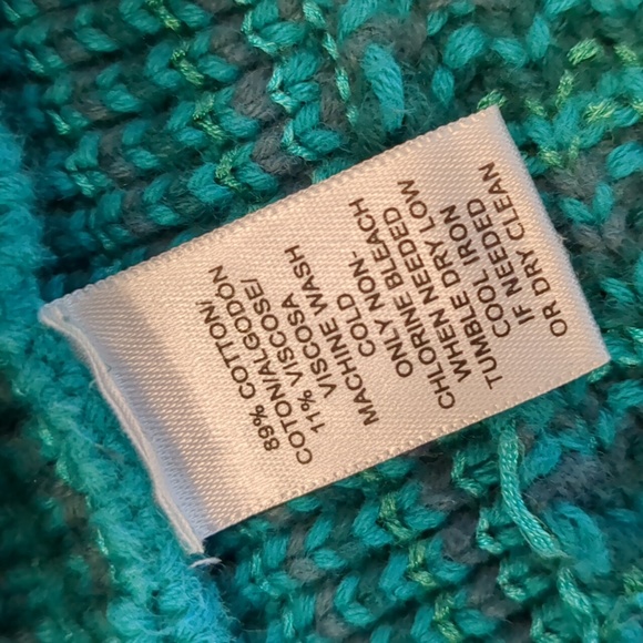 Loft Knit Tank Top Jade Green/Eggplant XSP - Picture 7 of 9